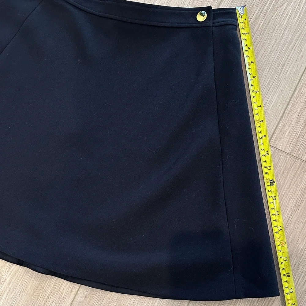 Kate Spade Black A-Line Skirt with Gold Accents - Picture 4 of 5